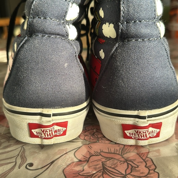 Vans Sk8 hi reissue Peanuts Snoopy Flying Aces size men’s 2.7 women’s 9 - Picture 12 of 15